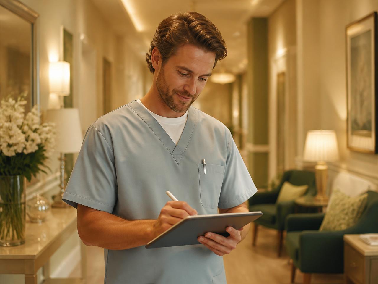 Frontline staff using IrisVault Ireland